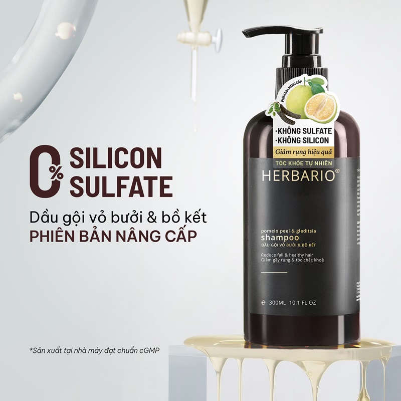 dau goi khong sulfate khong silicon cho toc nhuom