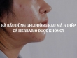 Bà bầu dùng Gel dưỡng rau má & diếp cá Herbario được không? Giải đáp chi tiết